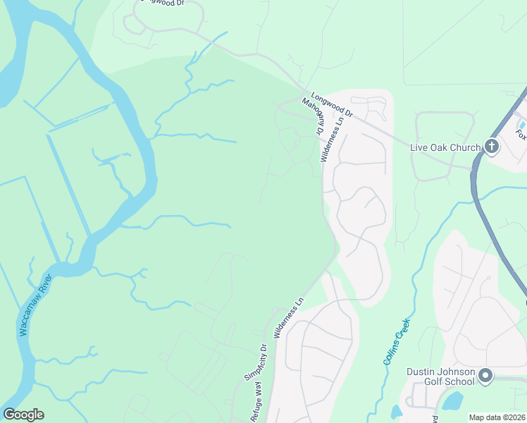map of restaurants, bars, coffee shops, grocery stores, and more near 243 Moonglow Circle in Murrells Inlet