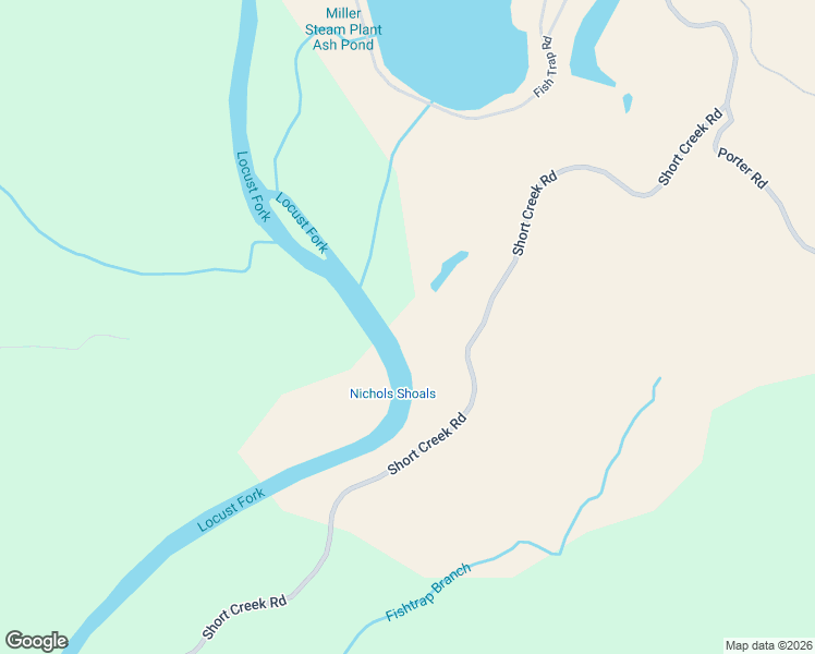 map of restaurants, bars, coffee shops, grocery stores, and more near 3402 Short Creek Road in Mulga