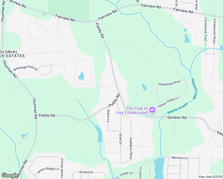 map of restaurants, bars, coffee shops, grocery stores, and more near 15 Lakeview Lane in Stockbridge