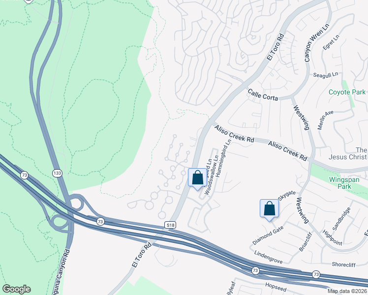 map of restaurants, bars, coffee shops, grocery stores, and more near 15 Encinitas Court in Laguna Beach