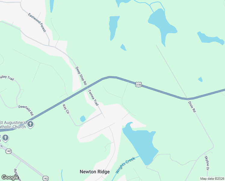 map of restaurants, bars, coffee shops, grocery stores, and more near 30 Melody Ridge in Covington