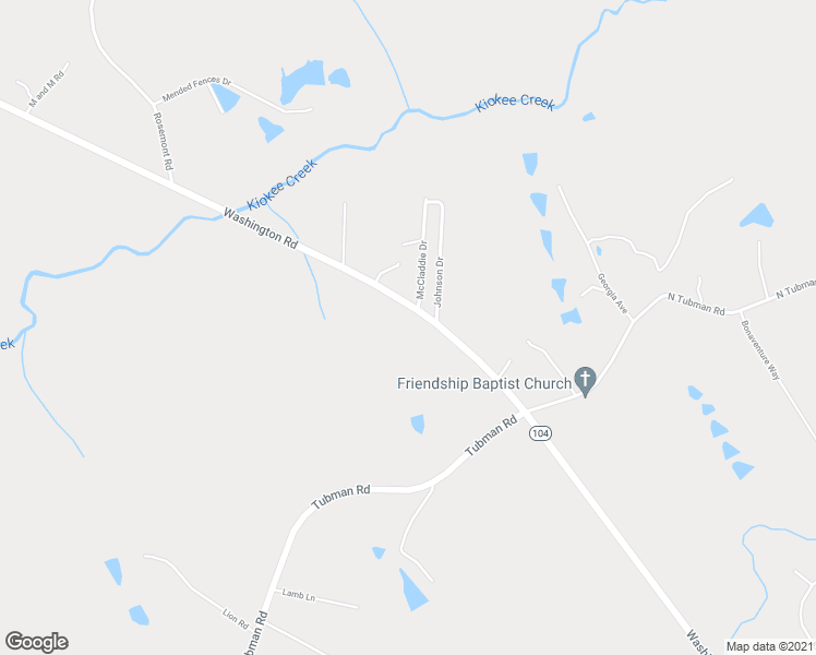 map of restaurants, bars, coffee shops, grocery stores, and more near 5460 Washington Road in Appling