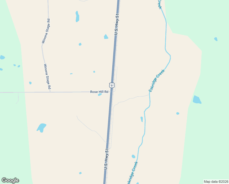 map of restaurants, bars, coffee shops, grocery stores, and more near 2720 U.S. 51 in Duck Hill