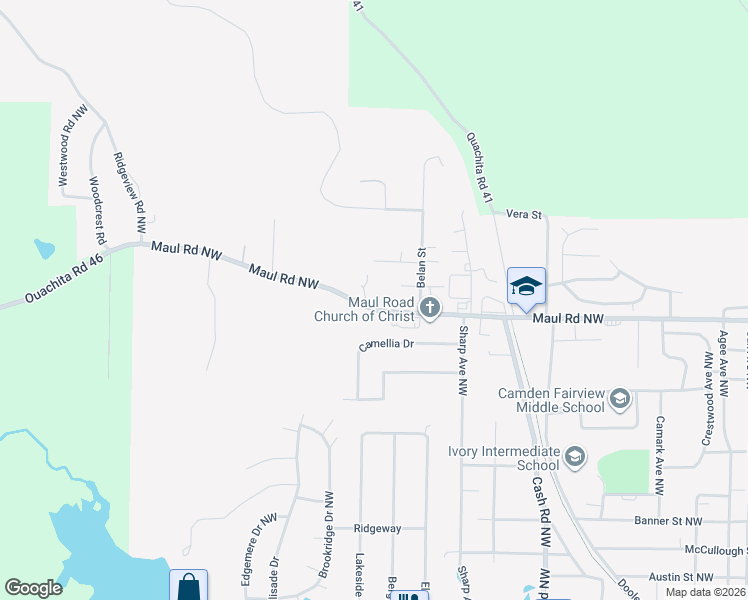 map of restaurants, bars, coffee shops, grocery stores, and more near 1451-1681 Maul Road in Camden