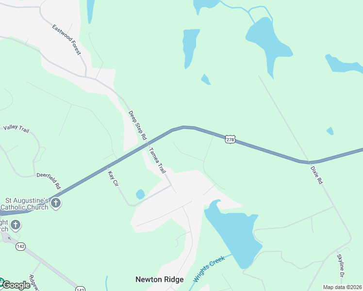 map of restaurants, bars, coffee shops, grocery stores, and more near 30 Melody Ridge in Covington