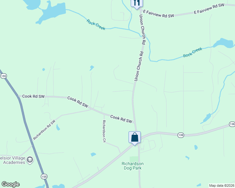 map of restaurants, bars, coffee shops, grocery stores, and more near 500 Ed Dire Lane in Stockbridge