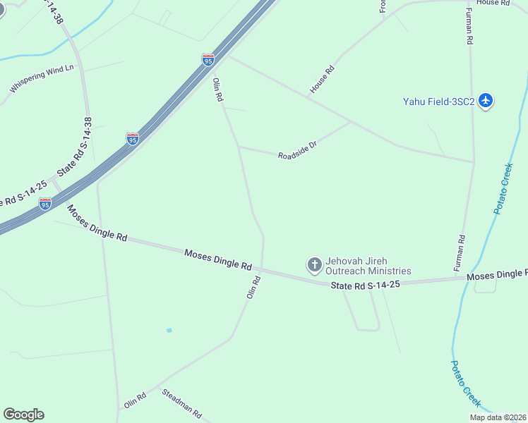 map of restaurants, bars, coffee shops, grocery stores, and more near 1534 Olin Road in Summerton