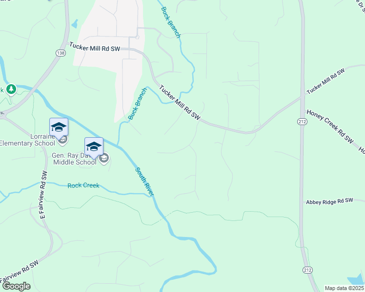 map of restaurants, bars, coffee shops, grocery stores, and more near 3213 Ashmore Court in Conyers