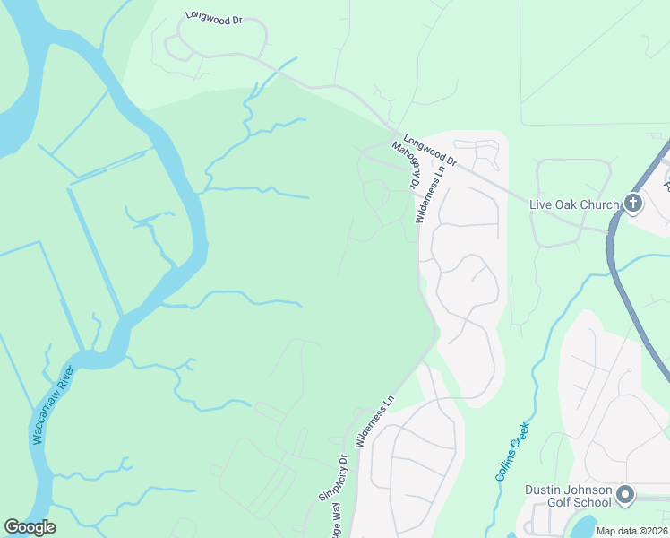 map of restaurants, bars, coffee shops, grocery stores, and more near 243 Moonglow Circle in Murrells Inlet