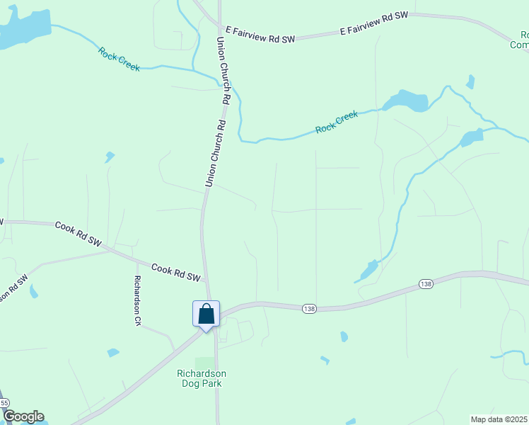 map of restaurants, bars, coffee shops, grocery stores, and more near 3488 Pebble Brook Lane in Stockbridge