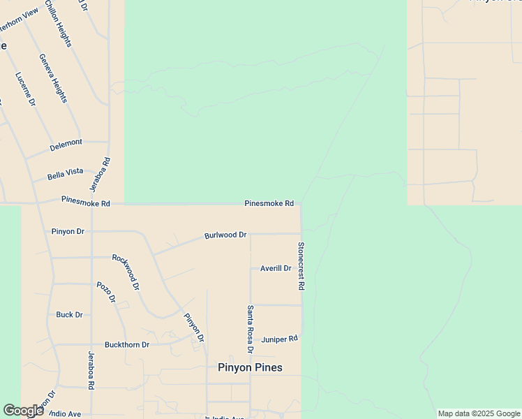 map of restaurants, bars, coffee shops, grocery stores, and more near 69945 Pinesmoke Road in Mountain Center