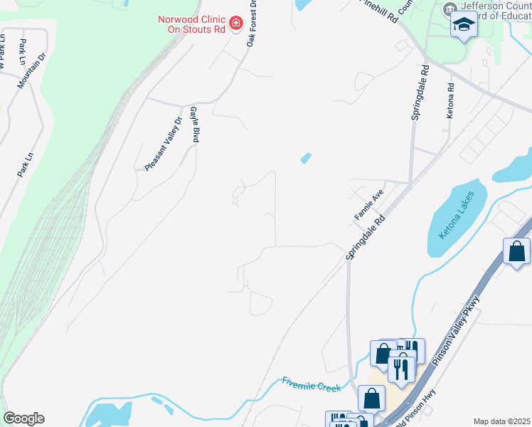 map of restaurants, bars, coffee shops, grocery stores, and more near 308 Clow Lane in Birmingham