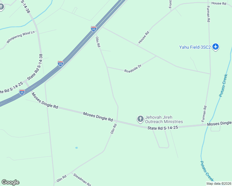map of restaurants, bars, coffee shops, grocery stores, and more near 1534 Olin Road in Summerton
