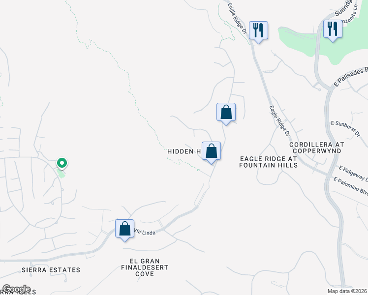 map of restaurants, bars, coffee shops, grocery stores, and more near 14402 Wethersfield Road in Scottsdale