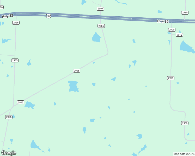 map of restaurants, bars, coffee shops, grocery stores, and more near 2800 County Road 2905 in Dodd City