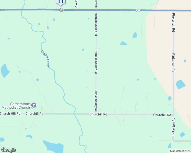 map of restaurants, bars, coffee shops, grocery stores, and more near 834 Herman Shirley Road in West Point