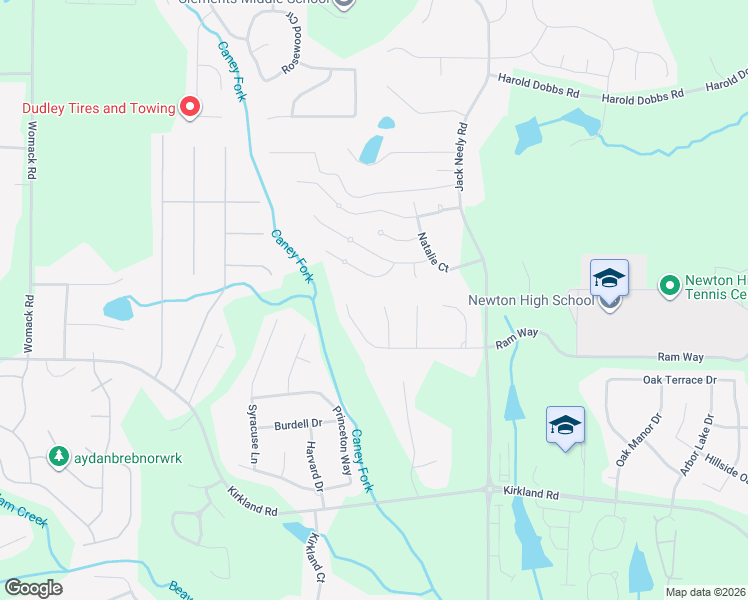 map of restaurants, bars, coffee shops, grocery stores, and more near 75 Cherohala Court in Covington