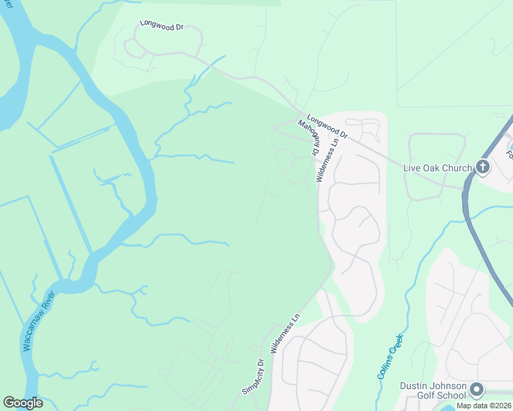 map of restaurants, bars, coffee shops, grocery stores, and more near 243 Moonglow Circle in Murrells Inlet