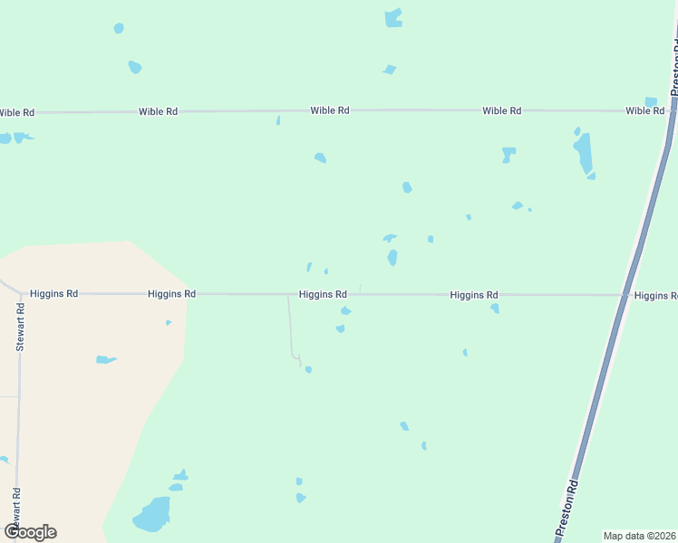 map of restaurants, bars, coffee shops, grocery stores, and more near 1071 Higgins Road in Sherman