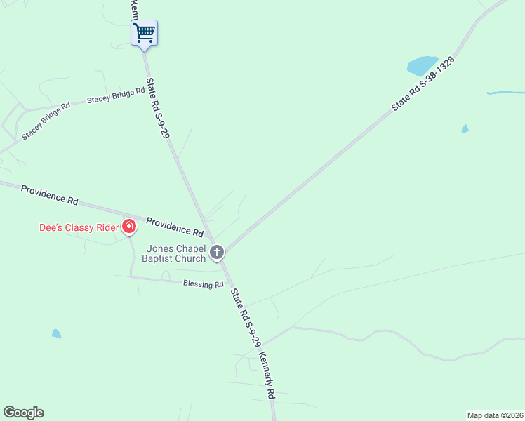 map of restaurants, bars, coffee shops, grocery stores, and more near 732 Majority Road in Orangeburg