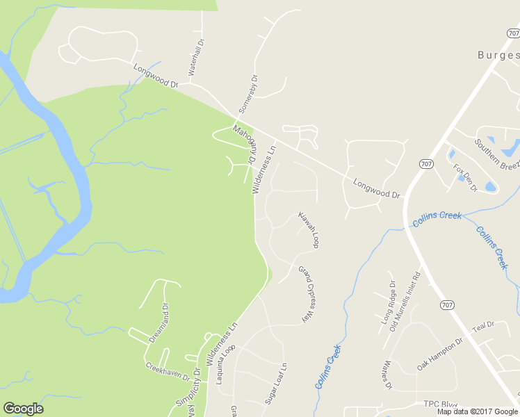 map of restaurants, bars, coffee shops, grocery stores, and more near 669 Grand Cypress Way in Murrells Inlet