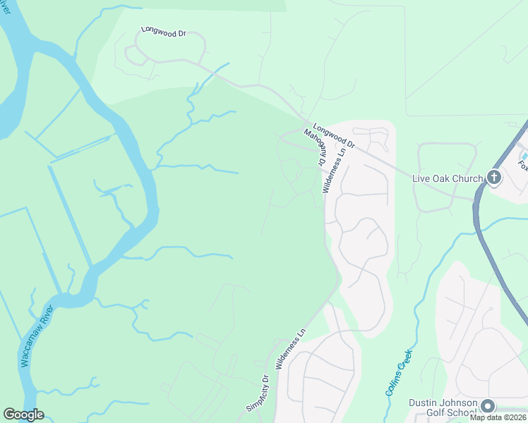 map of restaurants, bars, coffee shops, grocery stores, and more near 243 Moonglow Circle in Murrells Inlet