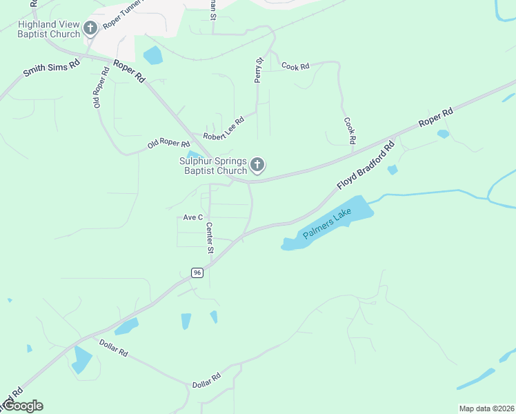 map of restaurants, bars, coffee shops, grocery stores, and more near 3405 Floyd Bradford Cutoff Road in Trussville