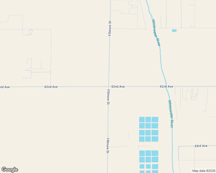 map of restaurants, bars, coffee shops, grocery stores, and more near 62nd Avenue in Thermal