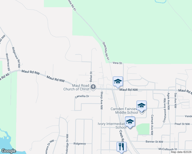 map of restaurants, bars, coffee shops, grocery stores, and more near 1370 Harper Avenue in Camden