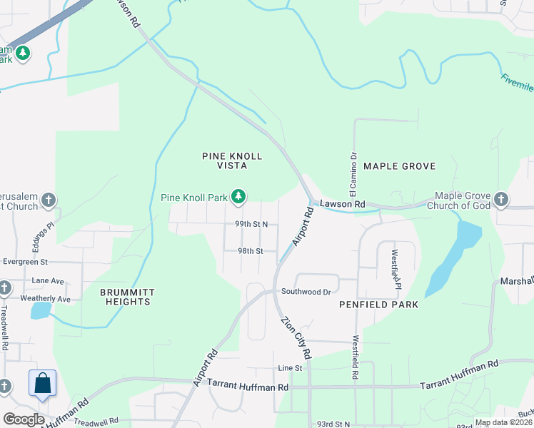 map of restaurants, bars, coffee shops, grocery stores, and more near 9913 Miller Avenue in Birmingham