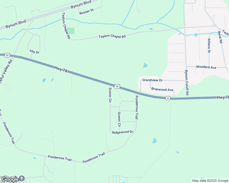 map of restaurants, bars, coffee shops, grocery stores, and more near 95 Logan Lane in Eastaboga