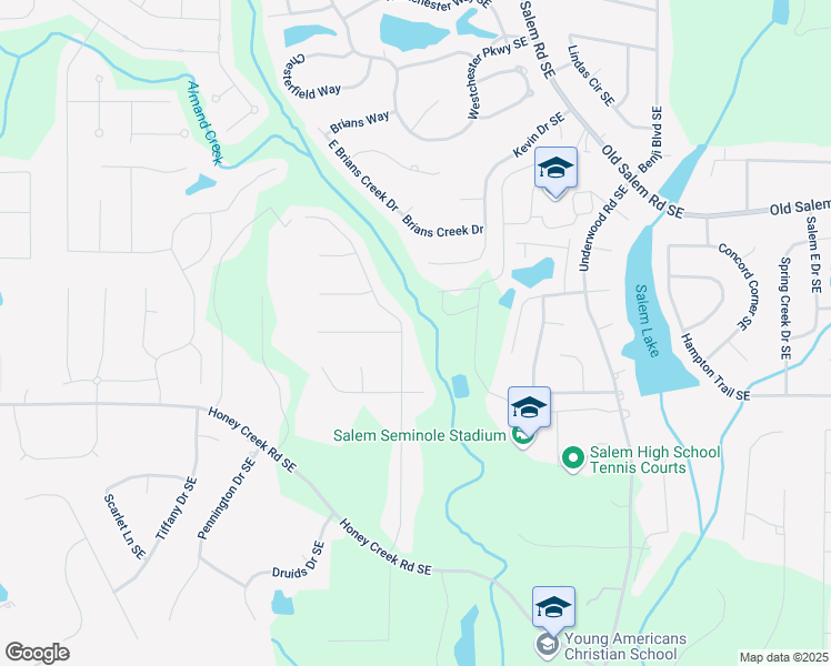 map of restaurants, bars, coffee shops, grocery stores, and more near 3738 Windy Hill Drive Southeast in Conyers