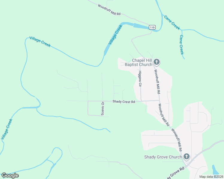 map of restaurants, bars, coffee shops, grocery stores, and more near 3016 Brandice Circle in Adamsville
