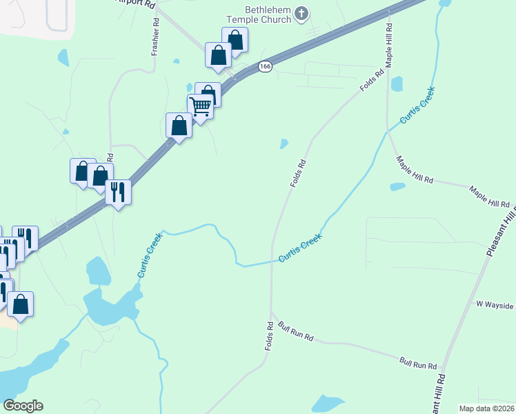 map of restaurants, bars, coffee shops, grocery stores, and more near 850 Folds Road in Carrollton