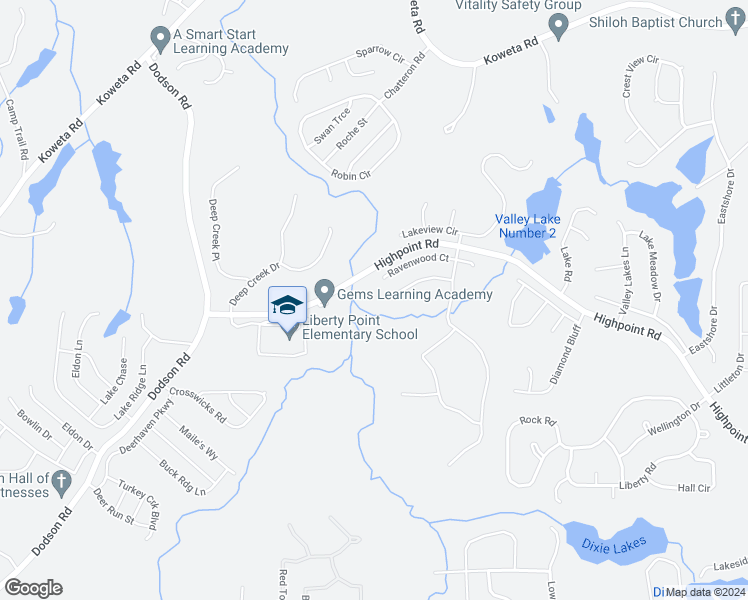 map of restaurants, bars, coffee shops, grocery stores, and more near 4547 Ravenwood Place in Union City