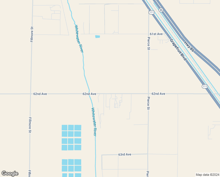 map of restaurants, bars, coffee shops, grocery stores, and more near Pierce Street in Thermal