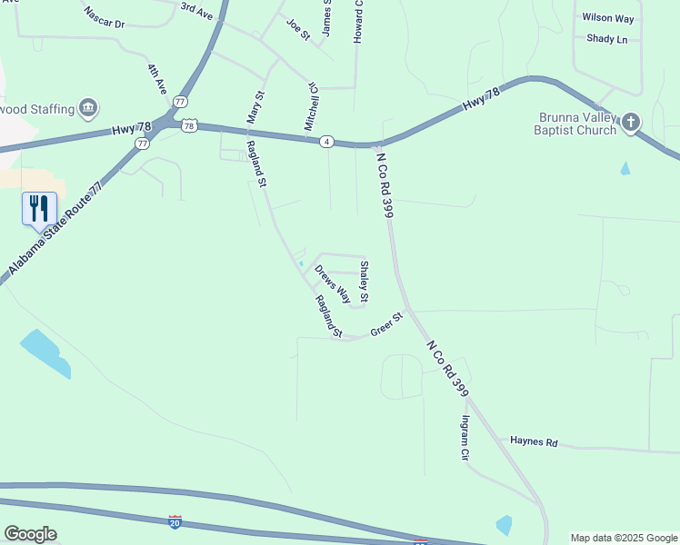 map of restaurants, bars, coffee shops, grocery stores, and more near 96 Jacob Lane in Lincoln