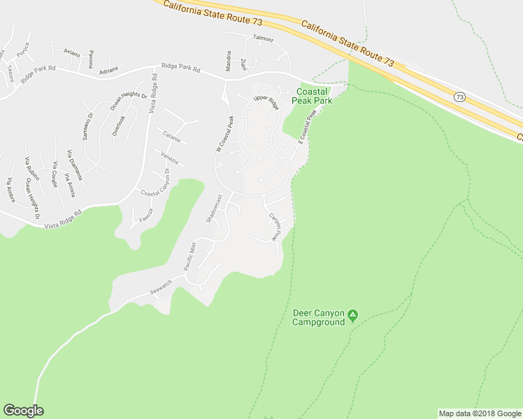 map of restaurants, bars, coffee shops, grocery stores, and more near 6 Canyon Peak in Newport Beach