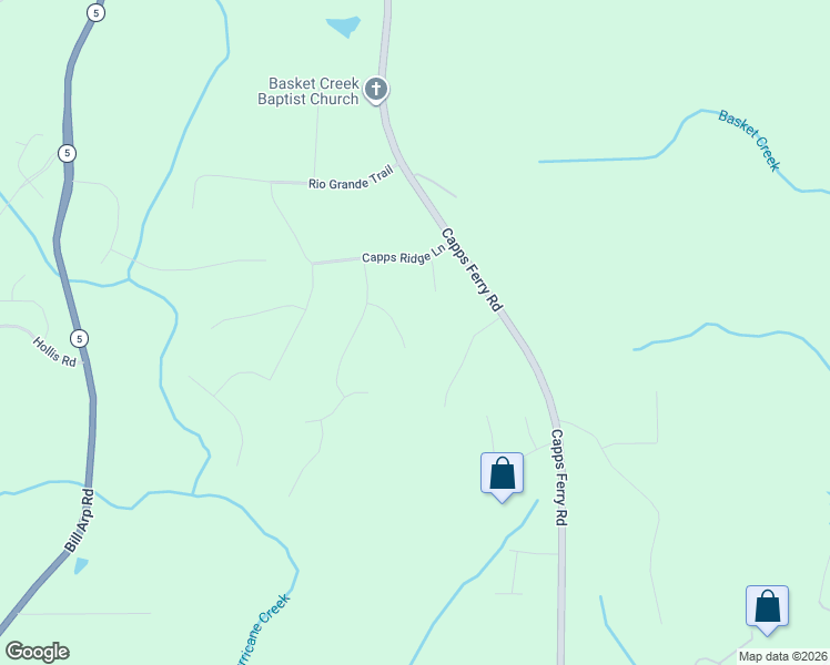 map of restaurants, bars, coffee shops, grocery stores, and more near 7764 Gusty Trail in Douglasville