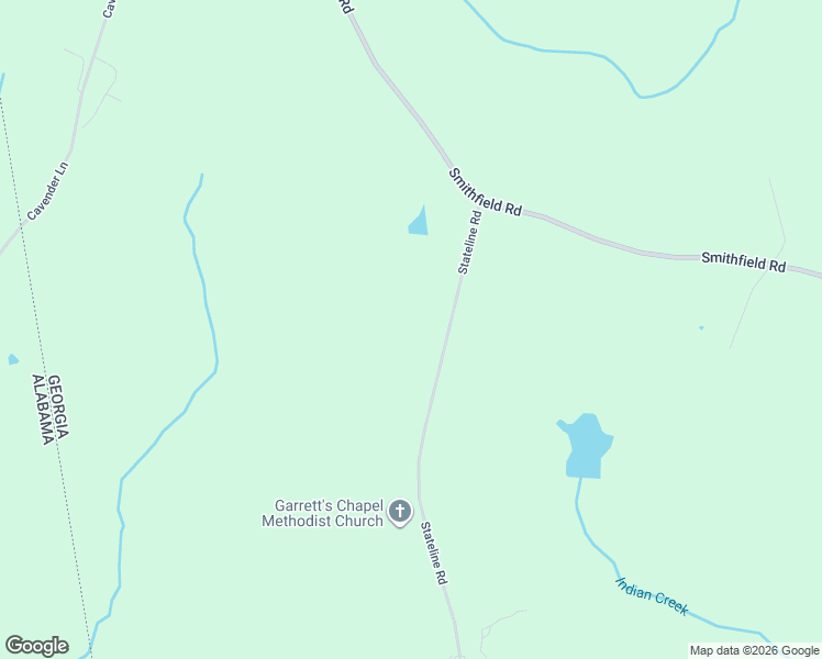 map of restaurants, bars, coffee shops, grocery stores, and more near 5020 Stateline Road in Bowdon