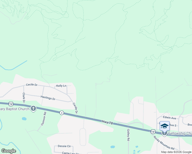 map of restaurants, bars, coffee shops, grocery stores, and more near 345 Monte Vista Road in Oxford