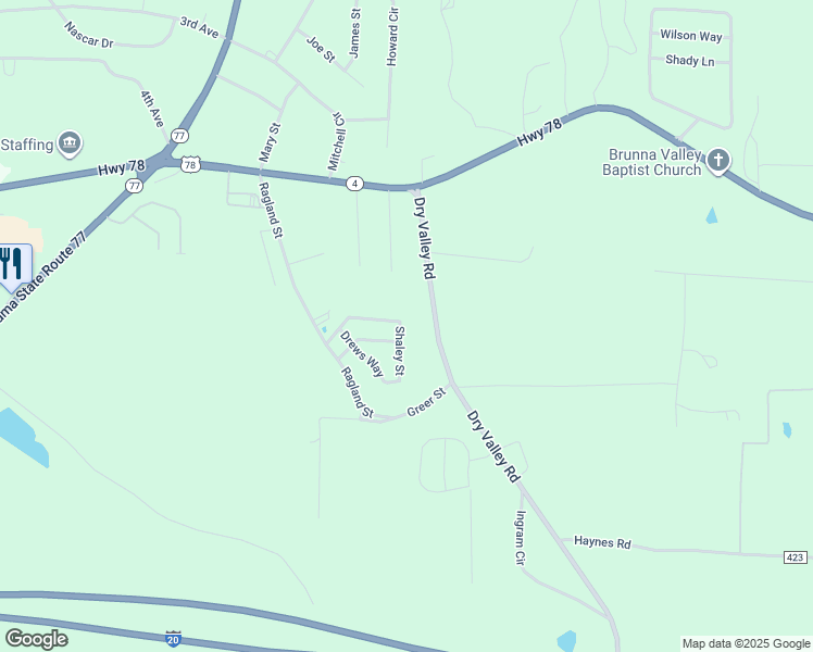 map of restaurants, bars, coffee shops, grocery stores, and more near 11 Shaley Street in Lincoln