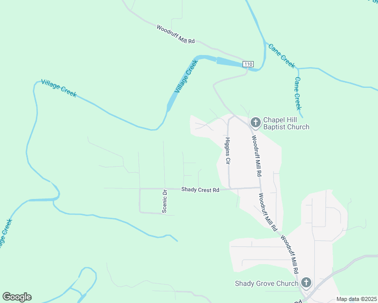 map of restaurants, bars, coffee shops, grocery stores, and more near 3033 Brandice Cir in Adamsville