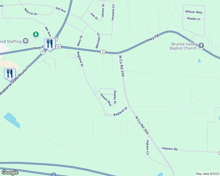 map of restaurants, bars, coffee shops, grocery stores, and more near 165 Jackson Lane in Lincoln