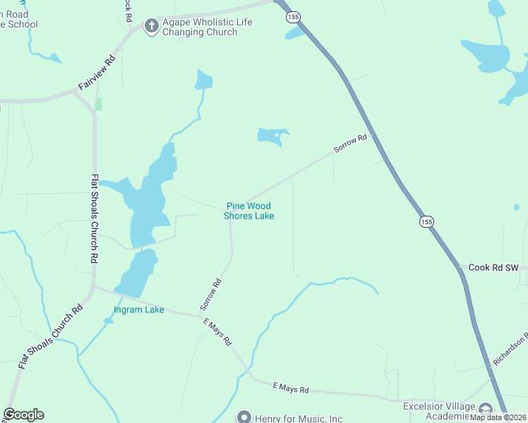 map of restaurants, bars, coffee shops, grocery stores, and more near 187 Sorrow Road in Stockbridge