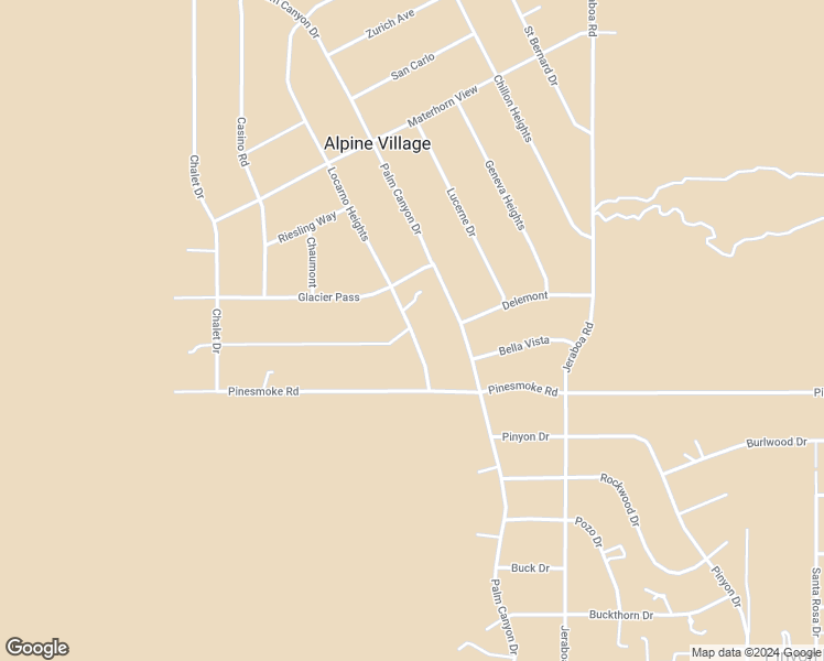 map of restaurants, bars, coffee shops, grocery stores, and more near 0 Locarno Heights in Mountain Center