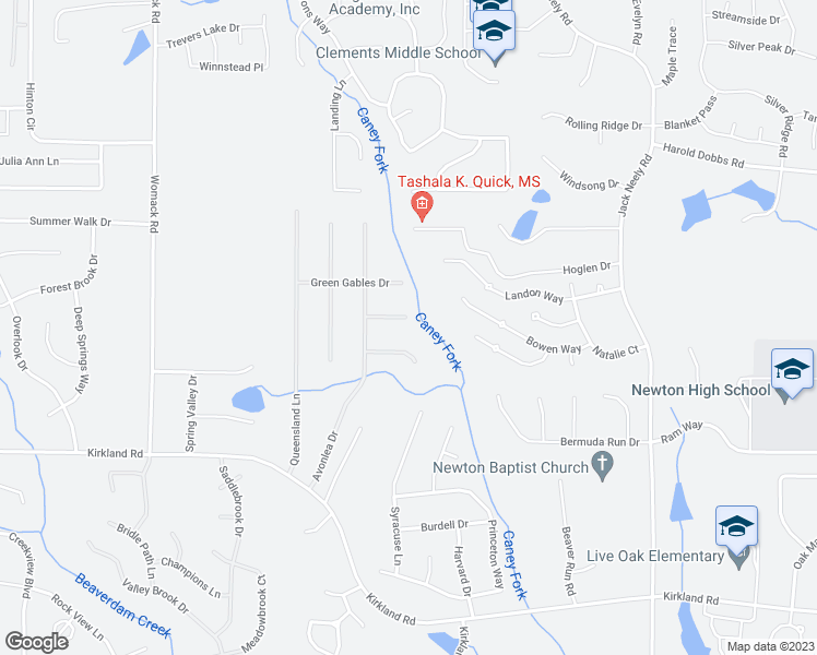 map of restaurants, bars, coffee shops, grocery stores, and more near 60 Carmody Circle in Covington