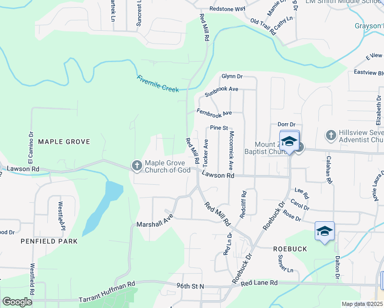 map of restaurants, bars, coffee shops, grocery stores, and more near 408 Ford Way in Birmingham