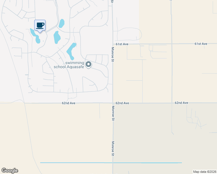 map of restaurants, bars, coffee shops, grocery stores, and more near 61730 Mesa Court in La Quinta