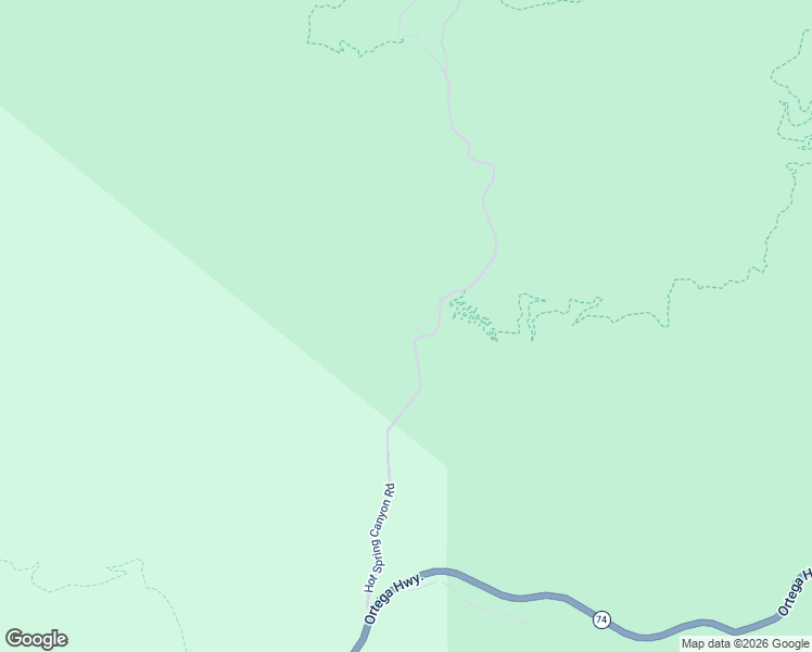 map of restaurants, bars, coffee shops, grocery stores, and more near Hot Spring Canyon Road in Orange County